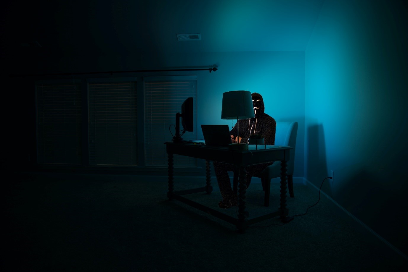 person on dark web